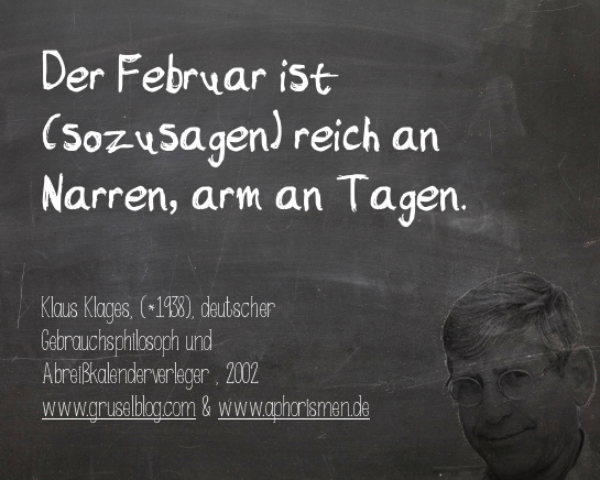 Zitat K. Klages (20./21. Jh)